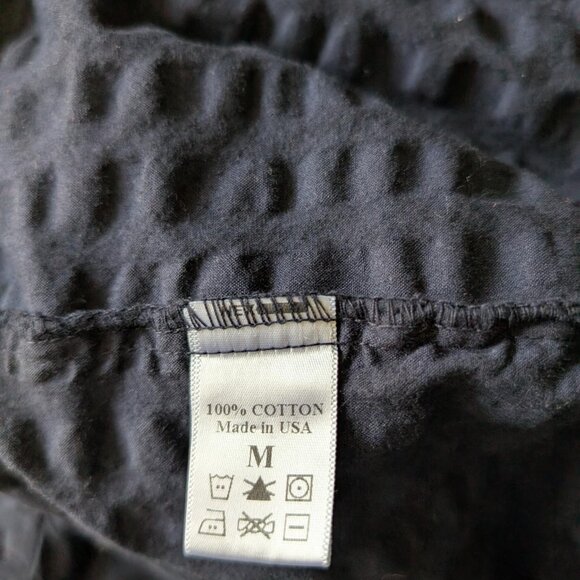 Black Crane Tradi Dress -- Navy Seersucker - Picture 5 of 5